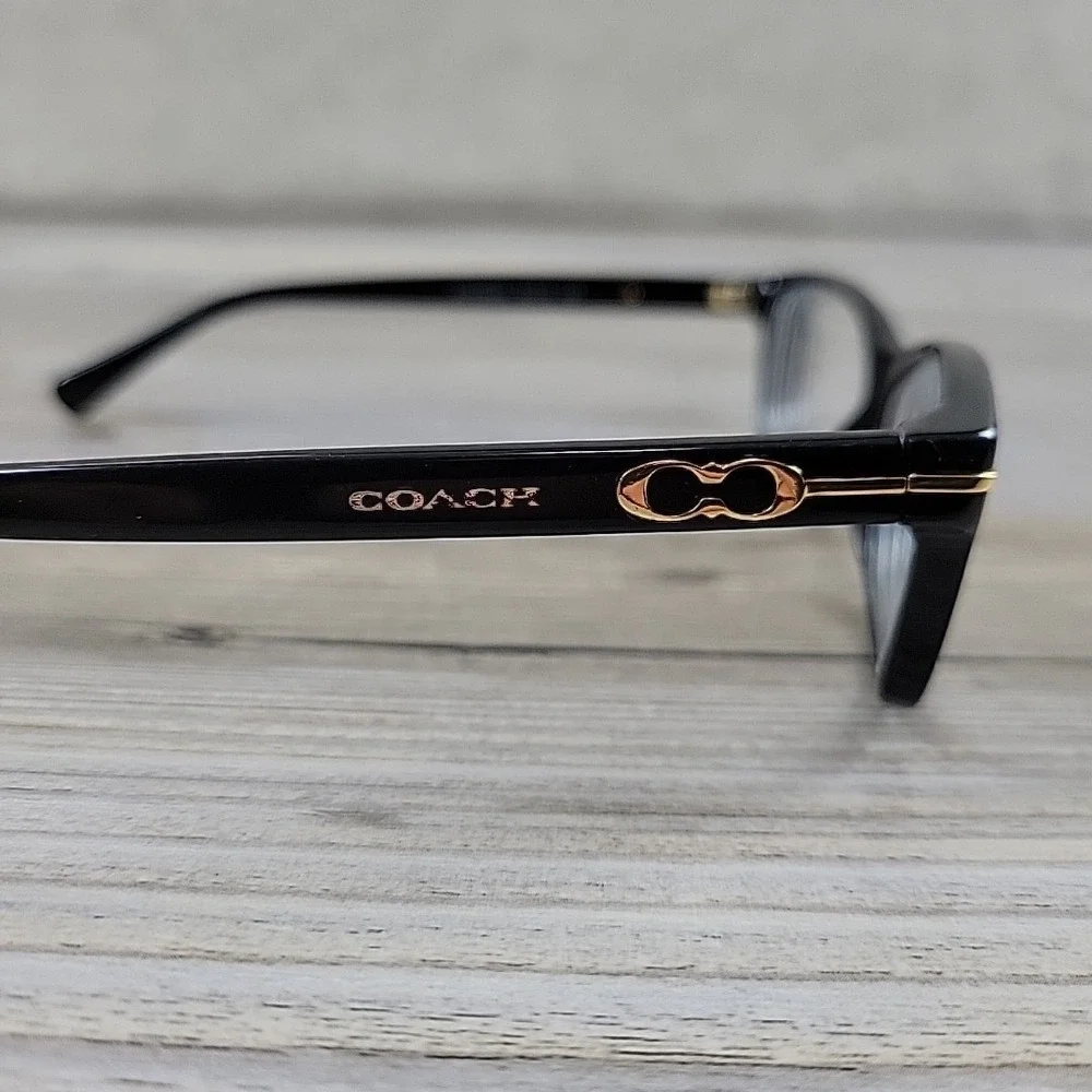 Coach HC 6054 Elise 5002 Black Eyeglasses 52-16-135 Full Rim Frames Only‎